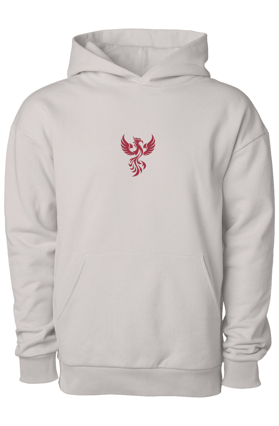 Varsity Block FU! + Phoenix Hoodie – SDSU Red on Black