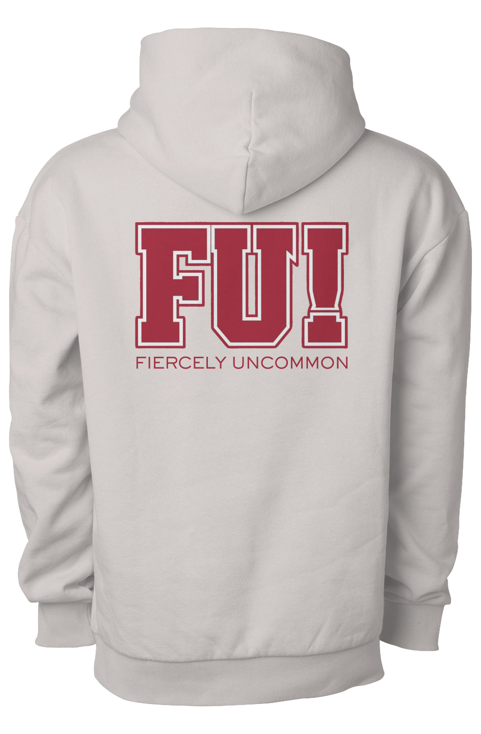 Varsity Block FU! + Phoenix Hoodie – SDSU Red on Black