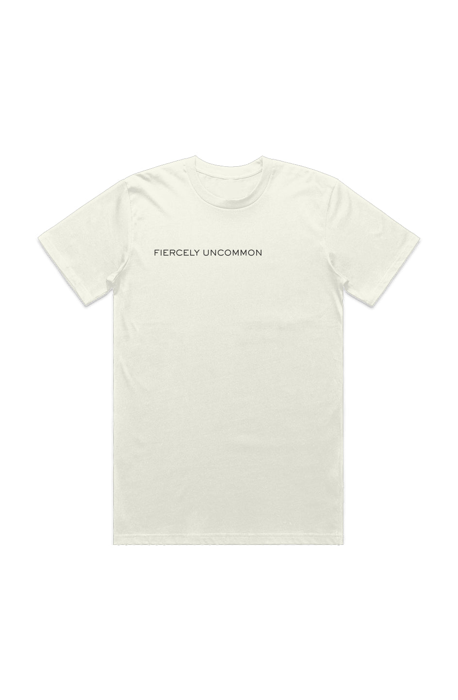 Signature Tee ā FIERCELY UNCOMMON ā Natural