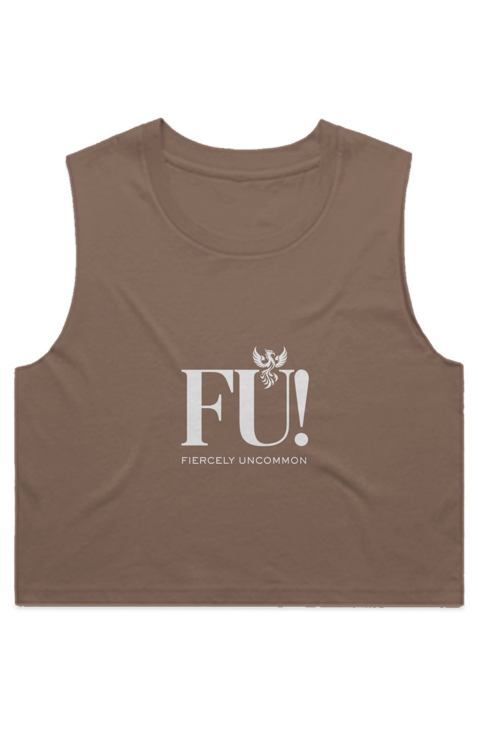 3D United – White Signal | Women's Cropped Fit Tank