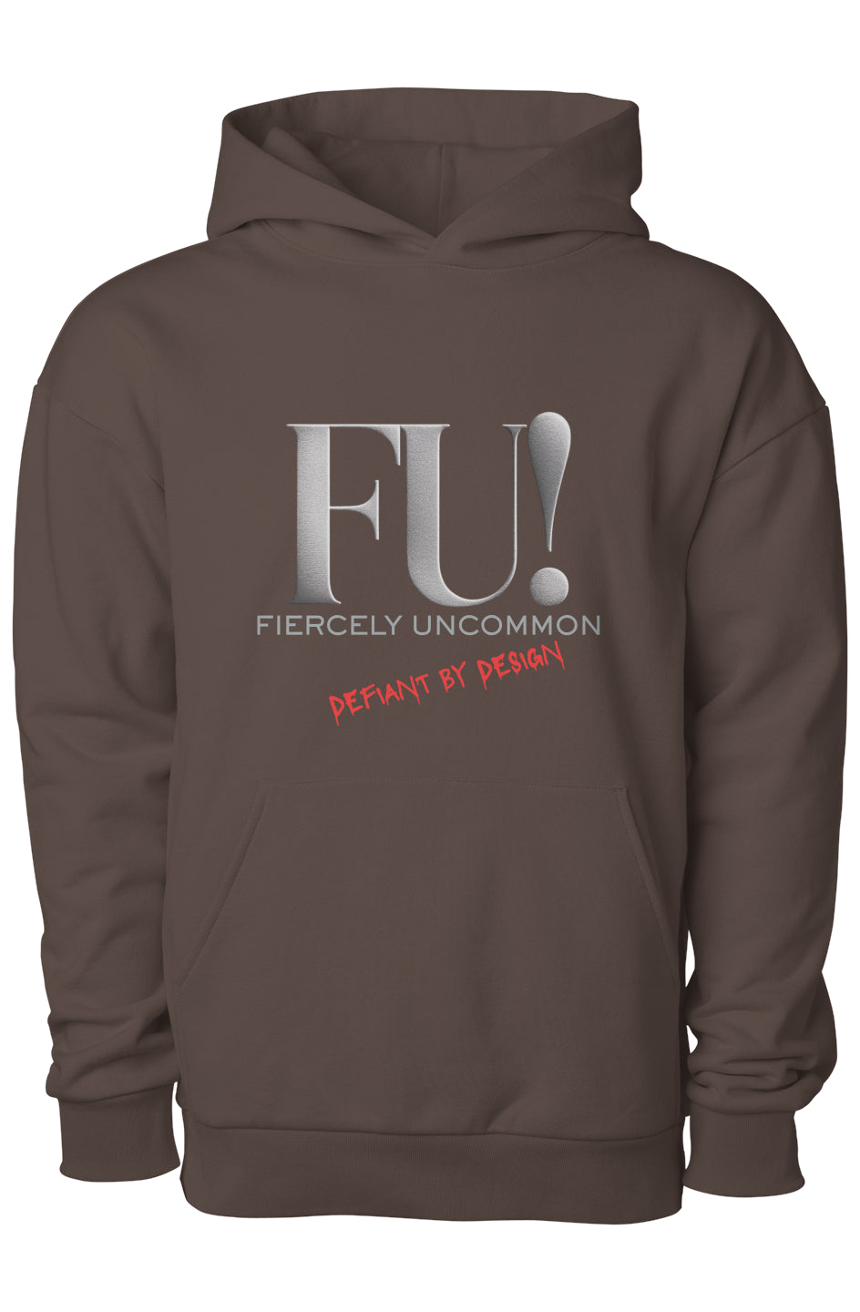 Defiant by Design – Serif FD | Heavyweight Hoodie