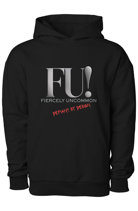 Defiant by Design – Serif FD | Heavyweight Hoodie