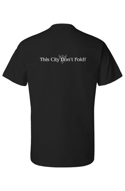 TCDF – Los Angeles Drop | Dual-Side Tee (White Stencil)