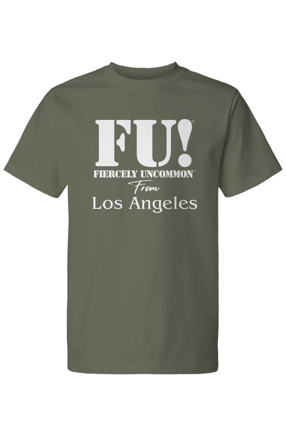 TCDF – Los Angeles Drop | Dual-Side Tee (White Stencil)