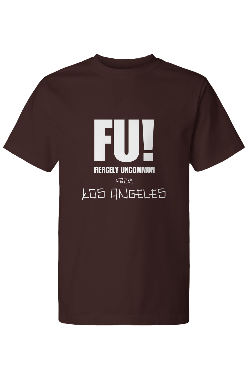 TCDF – Los Angeles Drop | 1-Side Heavyweight Street Tee (White Bold-Calo)