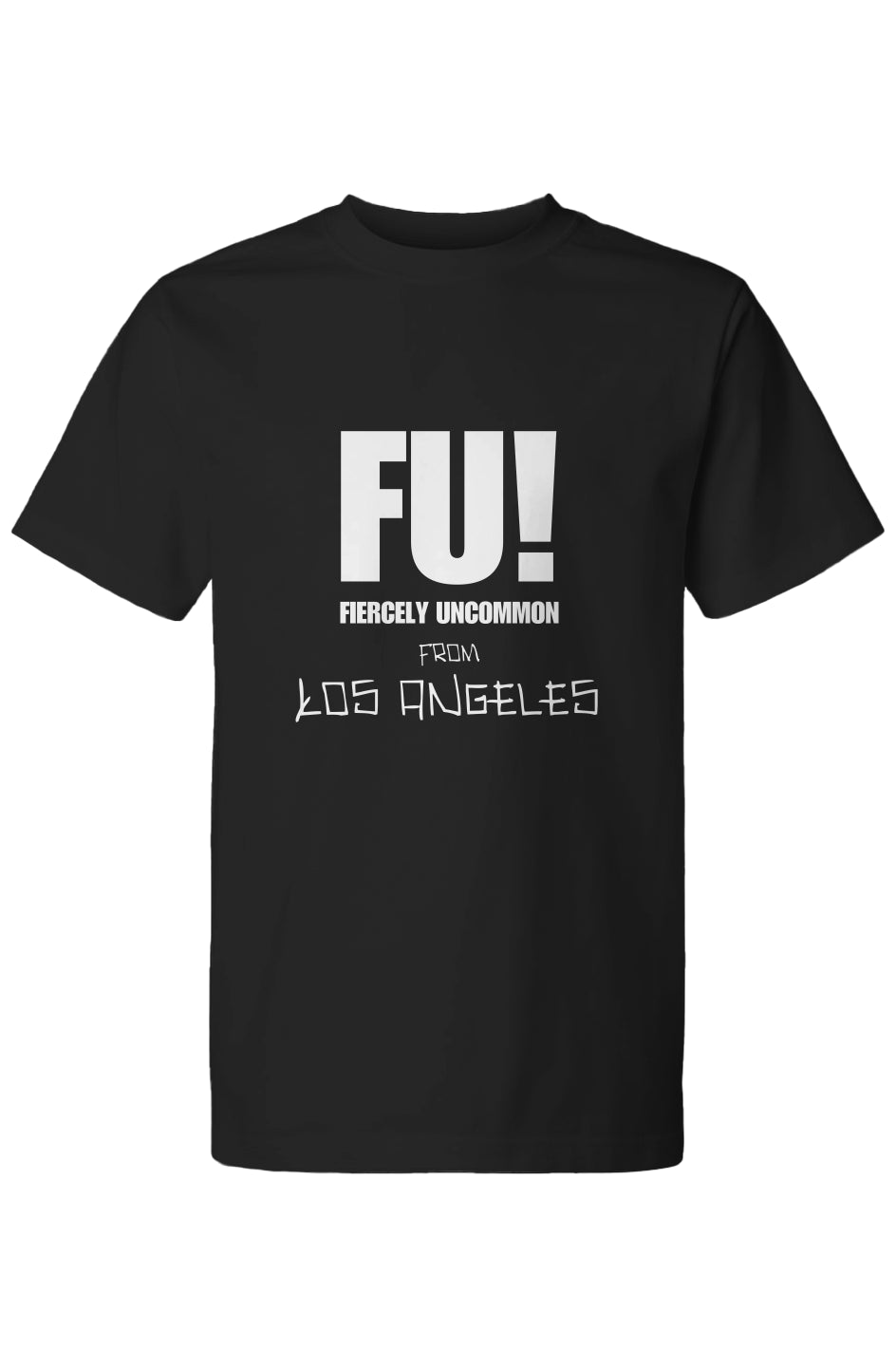 TCDF – Los Angeles Drop | 1-Side Heavyweight Street Tee (White Bold-Calo)
