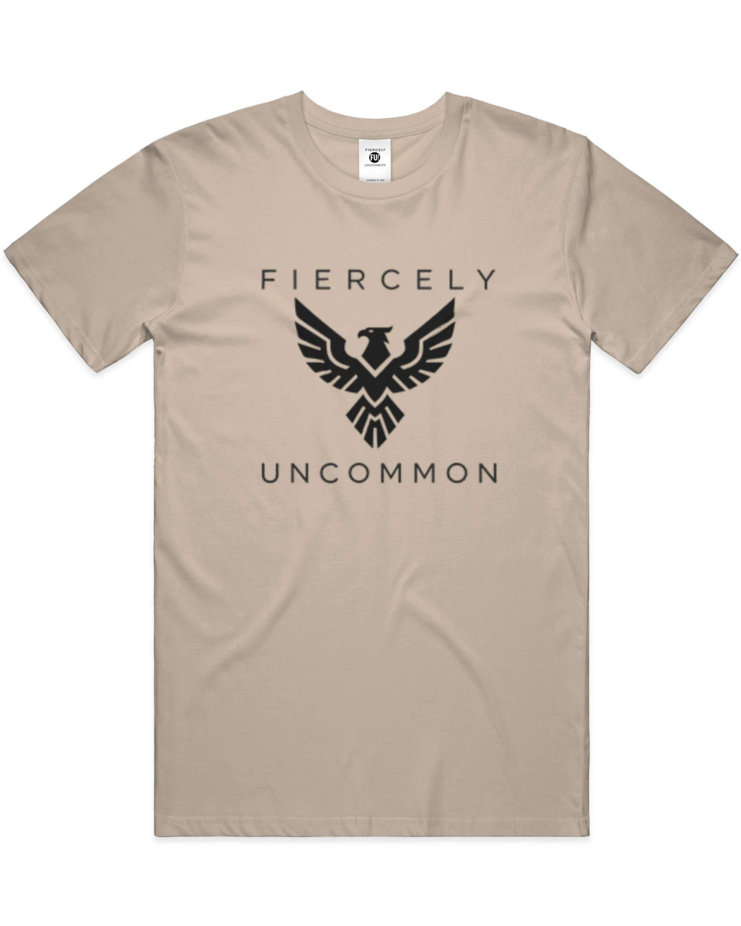 Core Collection Tee — Phoenix Crest (Front Only - Blk Font)