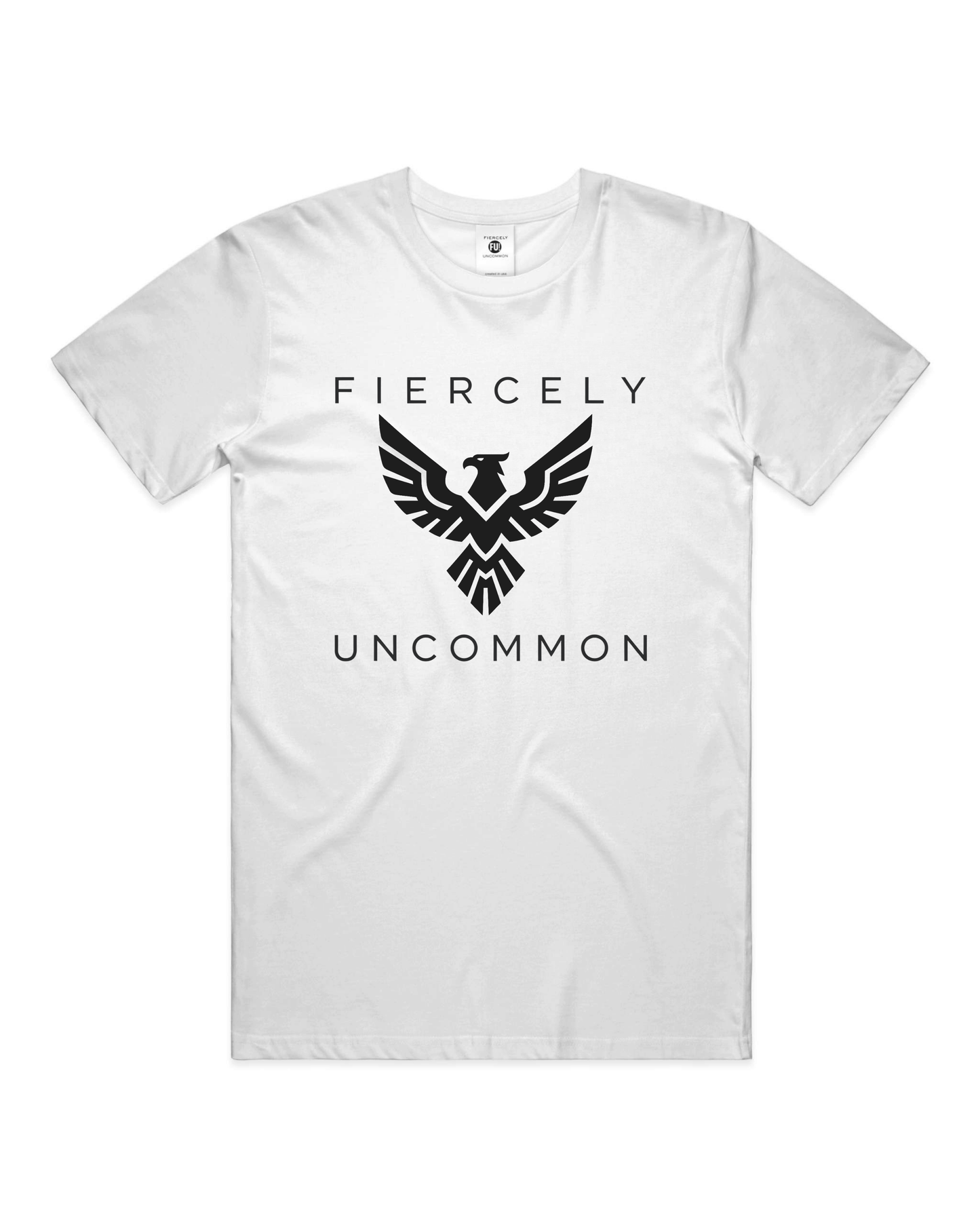 Core Collection Tee — Phoenix Crest (Front Only - Blk Font)