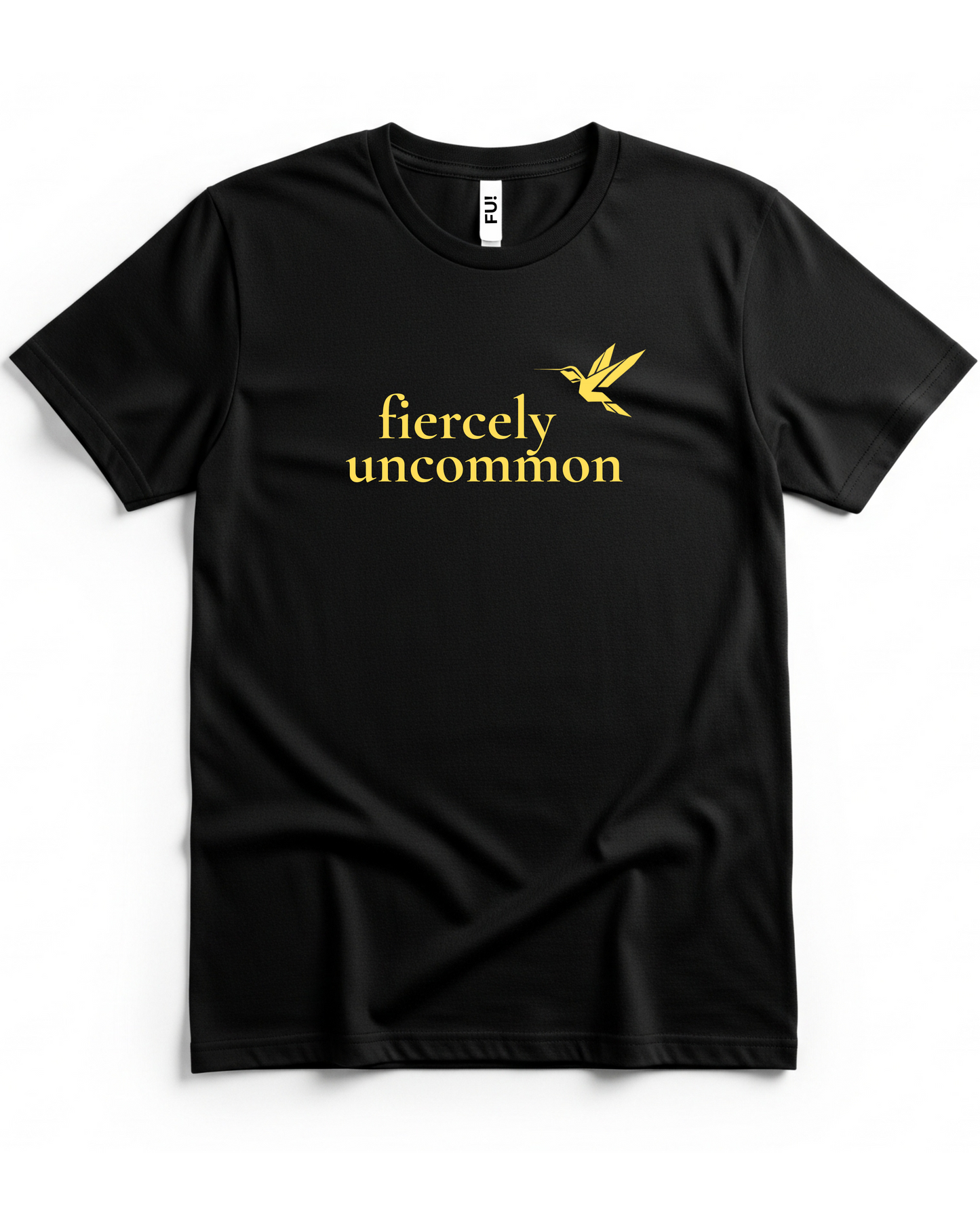 Fiercely Uncommon Crest/Huitzilopochtli Tee – Gold