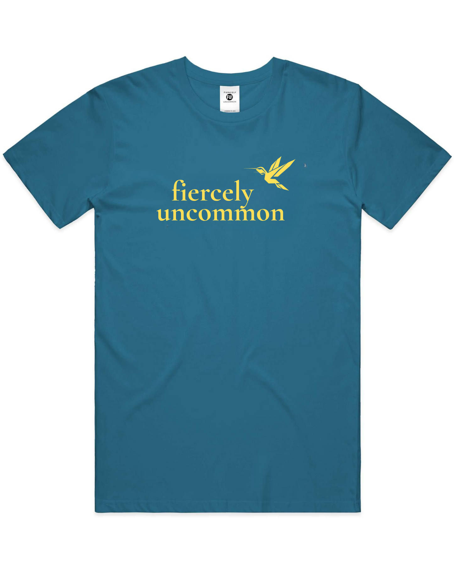Fiercely Uncommon Crest/Huitzilopochtli Tee – Gold