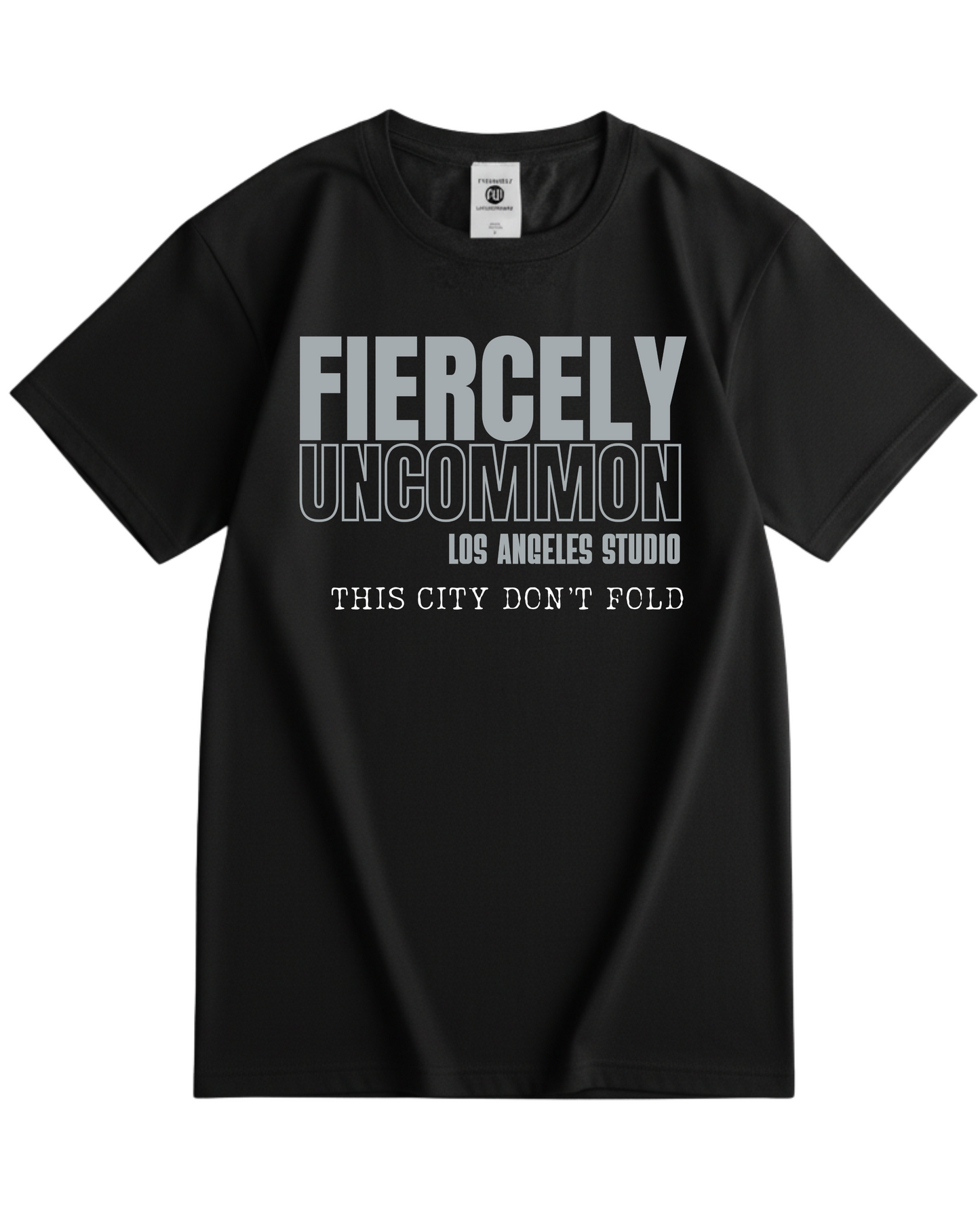 This City Don’t Fold Tee — Los Angeles Studio Edition (Grey Font)