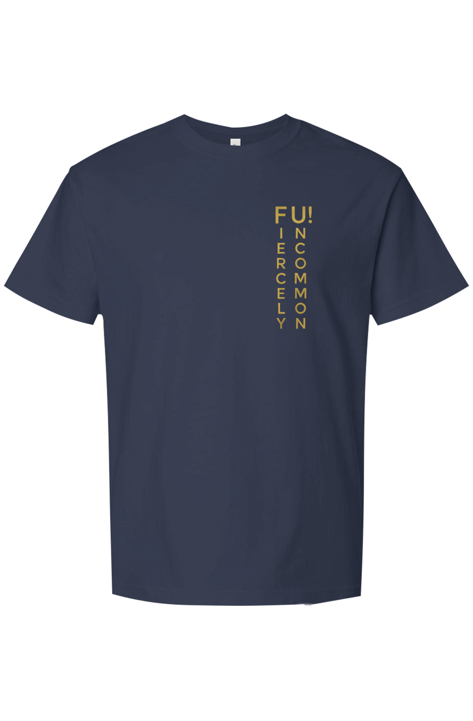 Vertical Name Drop – Gold Phoenix FD | Heavyweight Tee