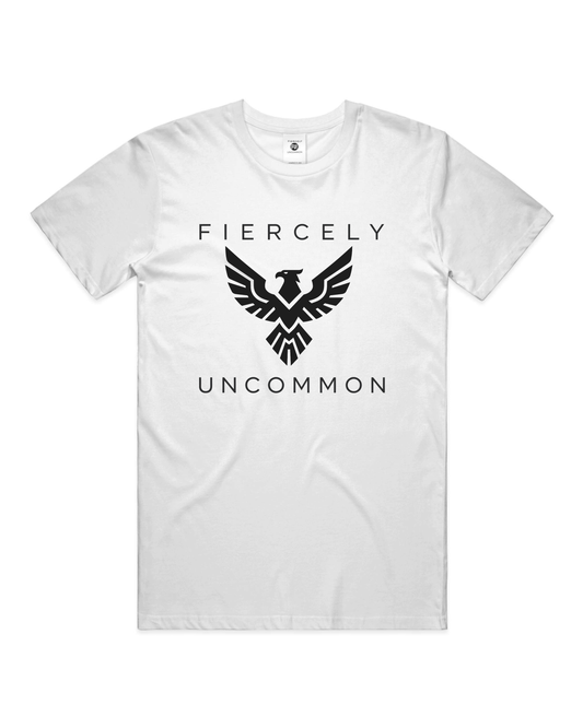 Core Collection Tee — Phoenix Crest (Front Only - Blk Font)