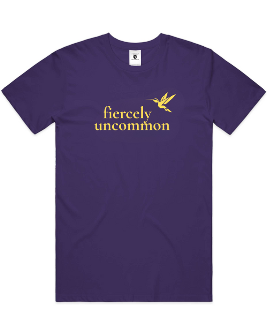 Fiercely Uncommon Crest/Huitzilopochtli Tee – Gold